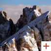 Mount Mulaz in the Pale di San Martino – picture taken form the Rifugio Laresei mountain hut in Falcade | Author: Mario Vidor