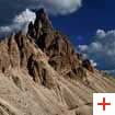 Monte Paterno – picture taken from the Rifugio Locatelli mountain hut | Author: Mario Vidor