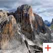 Die Pale di San Martino – fotografiert von der Cima Rosetta (2.473 m) | Autor: Mario Vidor